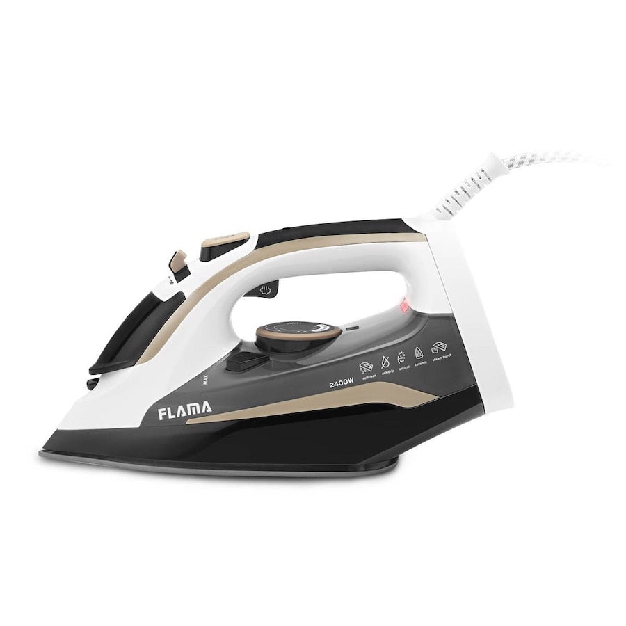 Ferro a Vapor FLAMA ULTRA GLIDE 2400W | 2400W, Vapor vertical, Base cerâmica