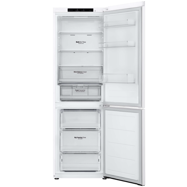 Frigorífico Combinado LGGBV3100CSW | 344L, No Frost, Classe C