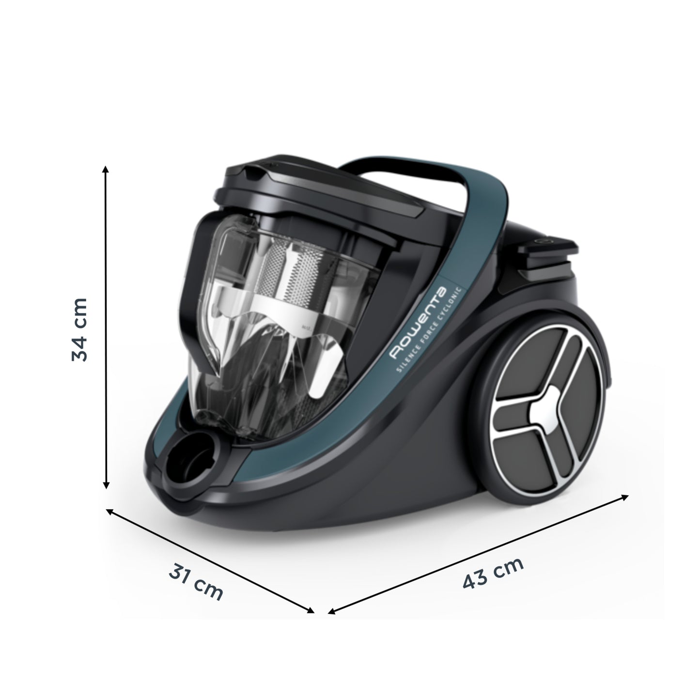 Aspirador sem Saco Rowenta RO7961EA | 2.5L, 500W, HEPA
