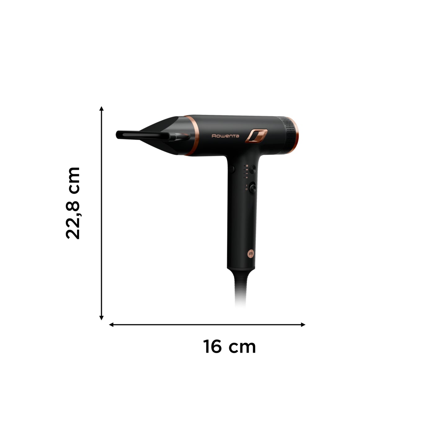 Secador Rowenta NANO HY8310F0 | 266 km/h, 1700 W, 3 níveis