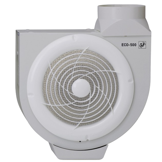 Exaustor Cozinha S&P Eco 500 | 385m³/h, 52dB, 75W