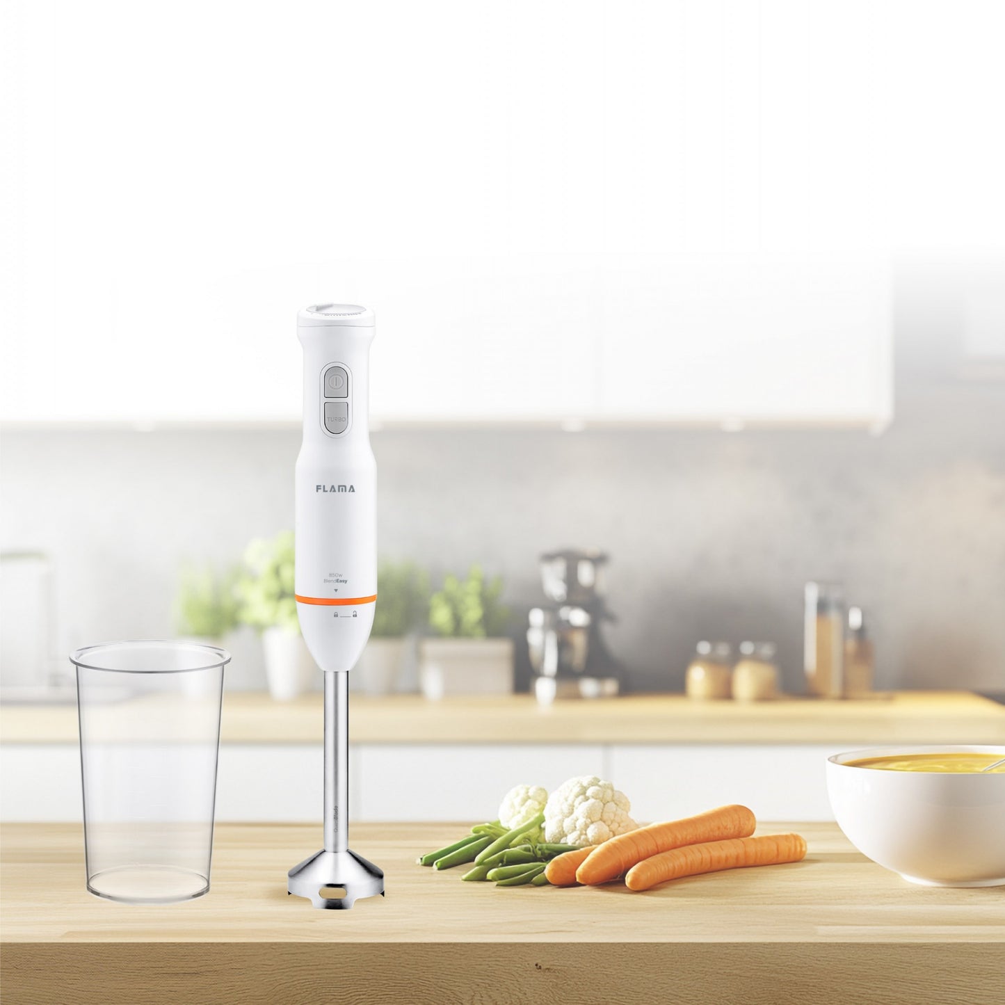 Varinha Mágica FLAMA 2032FL BlendEasy QuadBlade | 850W, 15 Vel.