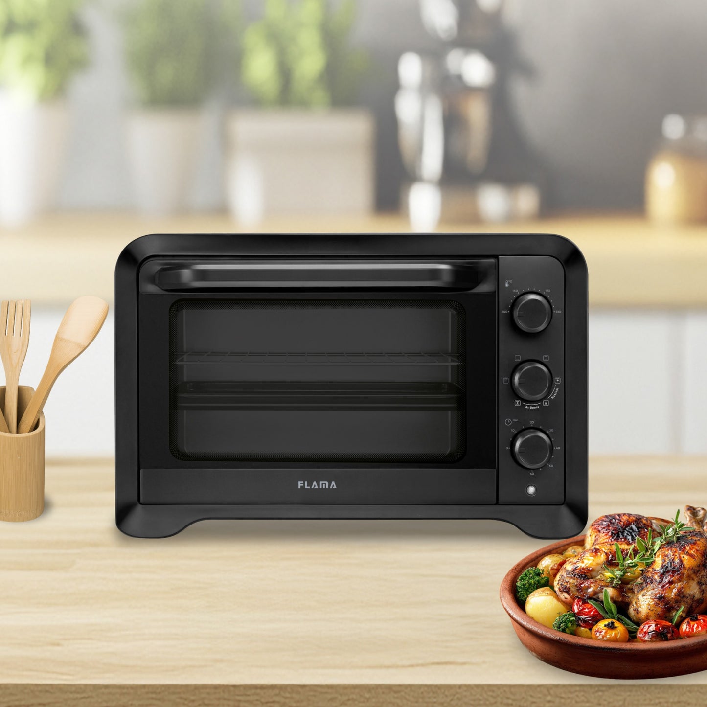 Mini Forno FLAMA 1539FL | 60L, Conveção, 2000W
