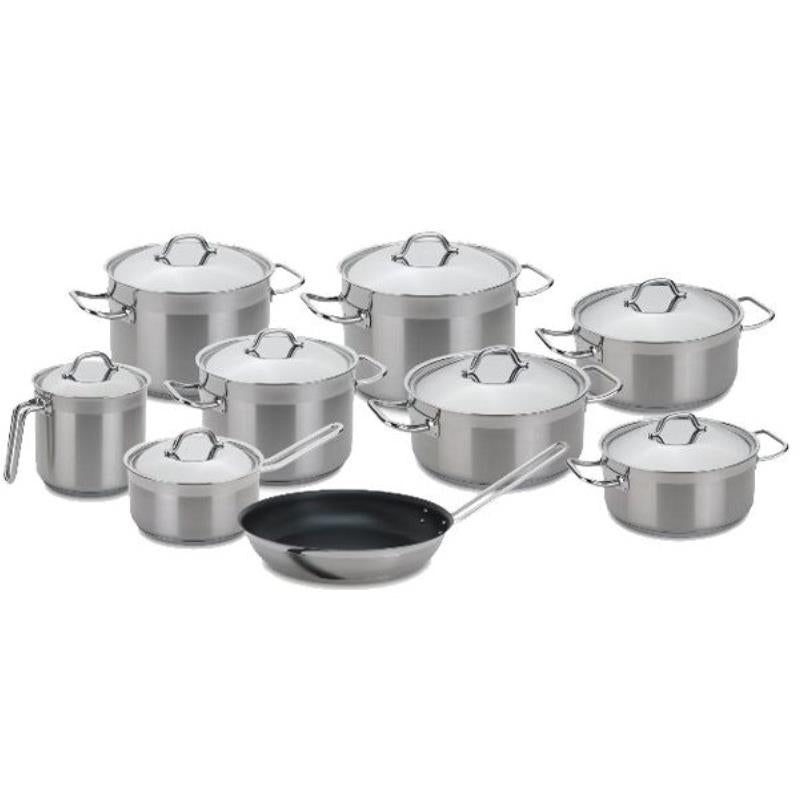 Trem de Cozinha Silampos Profissional Tejo 9 Peças | Inox, Indução