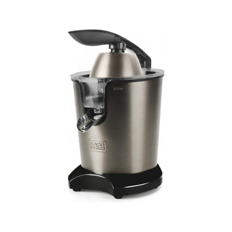 Espremedor Black&Decker BXCJ-350-E | 350W, Alavanca Motorizada, Inox, Anti-Gotas