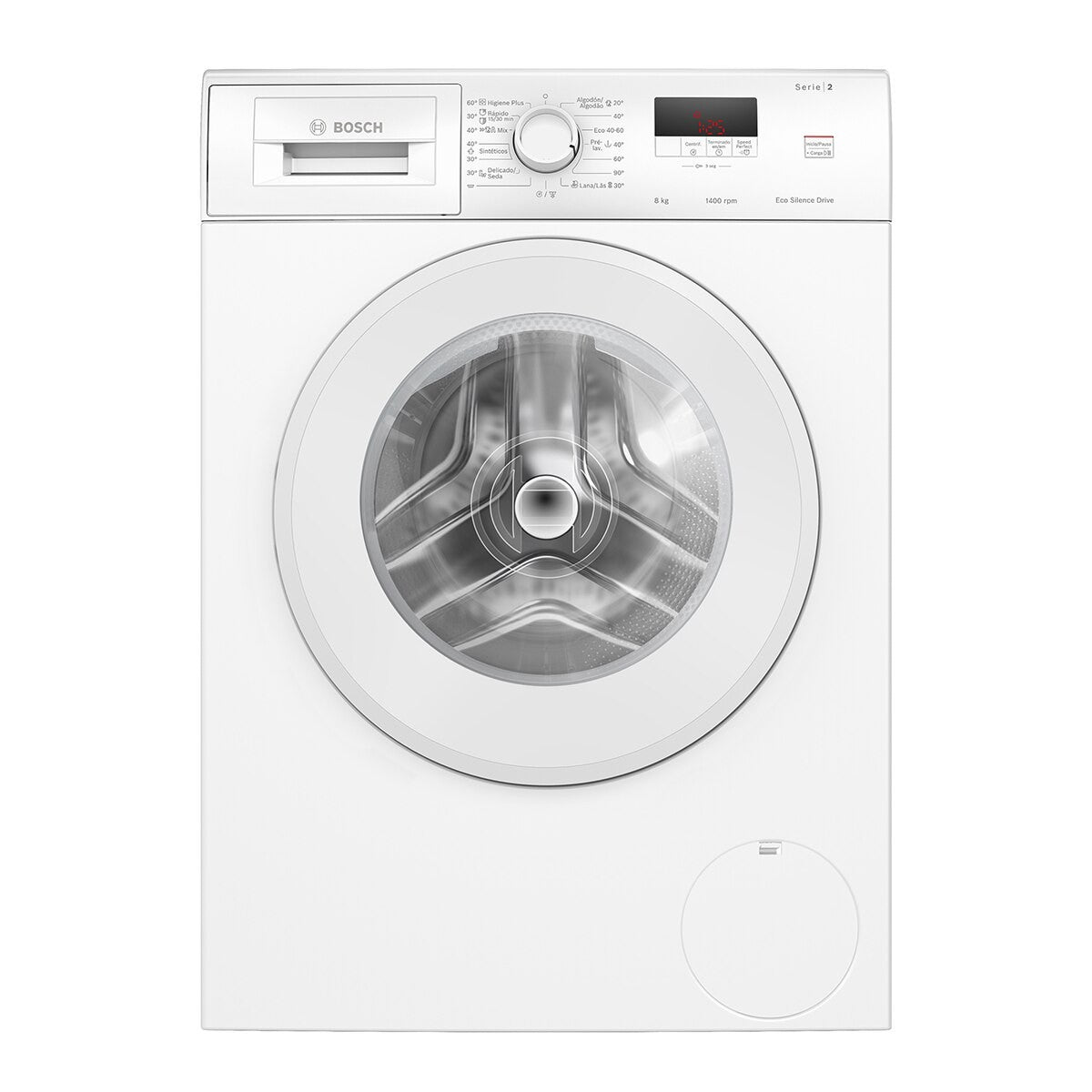 Máquina de Lavar Roupa BOSCH WGE03400EP | 8kg, 1400rpm, Classe A