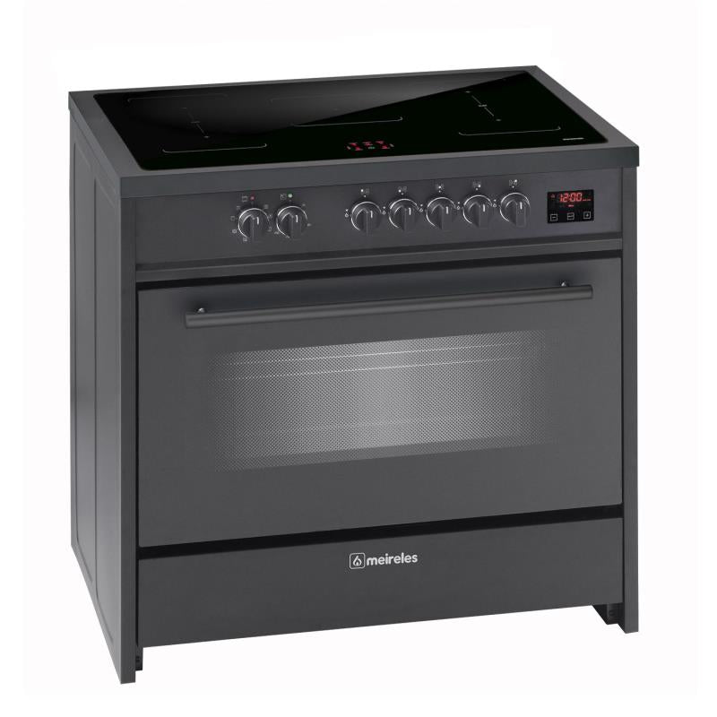 Fogão Elétrico Meireles E913BL | 5 Zonas Indução, 121L