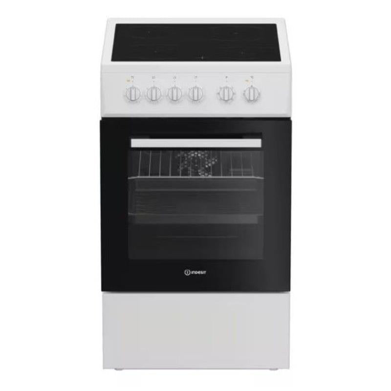 Fogão Elétrico Indesit I5V8PMW | 4 Zonas Radiantes, 55 L, A