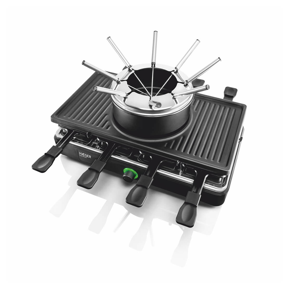 Fondue, Grelhador e Raclette HAEGER Cool Dinner | 8 pessoas, 3 em 1