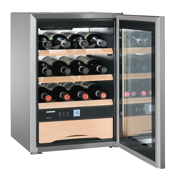 Cave de Vinho Liebherr WKES653 | 12 garrafas, 1 zona, Inox