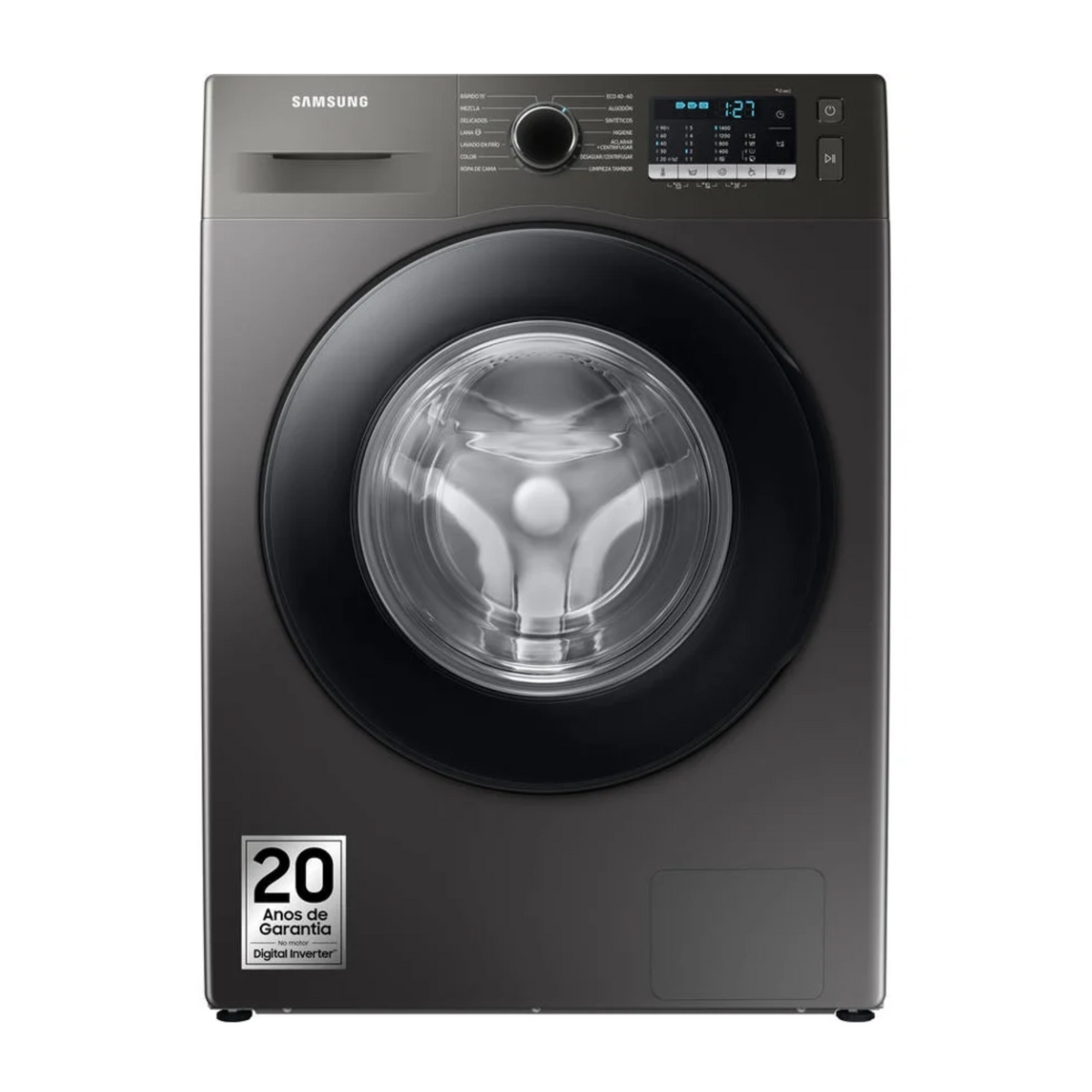 Máquina de Lavar Roupa Samsung WW80TA046AX | 8kg, 1400rpm, EcoBubble, Inox