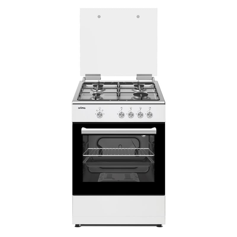 Fogão a Gás ORIMA OR645W | 4 Queimadores, Forno Gás, 55L