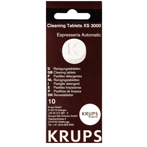 Pastilhas de Limpeza KRUPS XS3000F0 | 10 un
