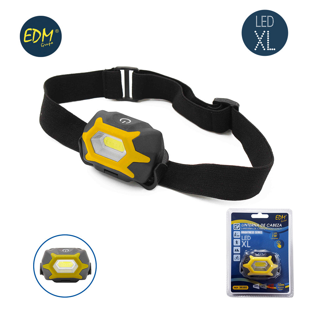 Lanterna EDM FLLED002A | 110lm, 10m, Íman, Pilhas AA