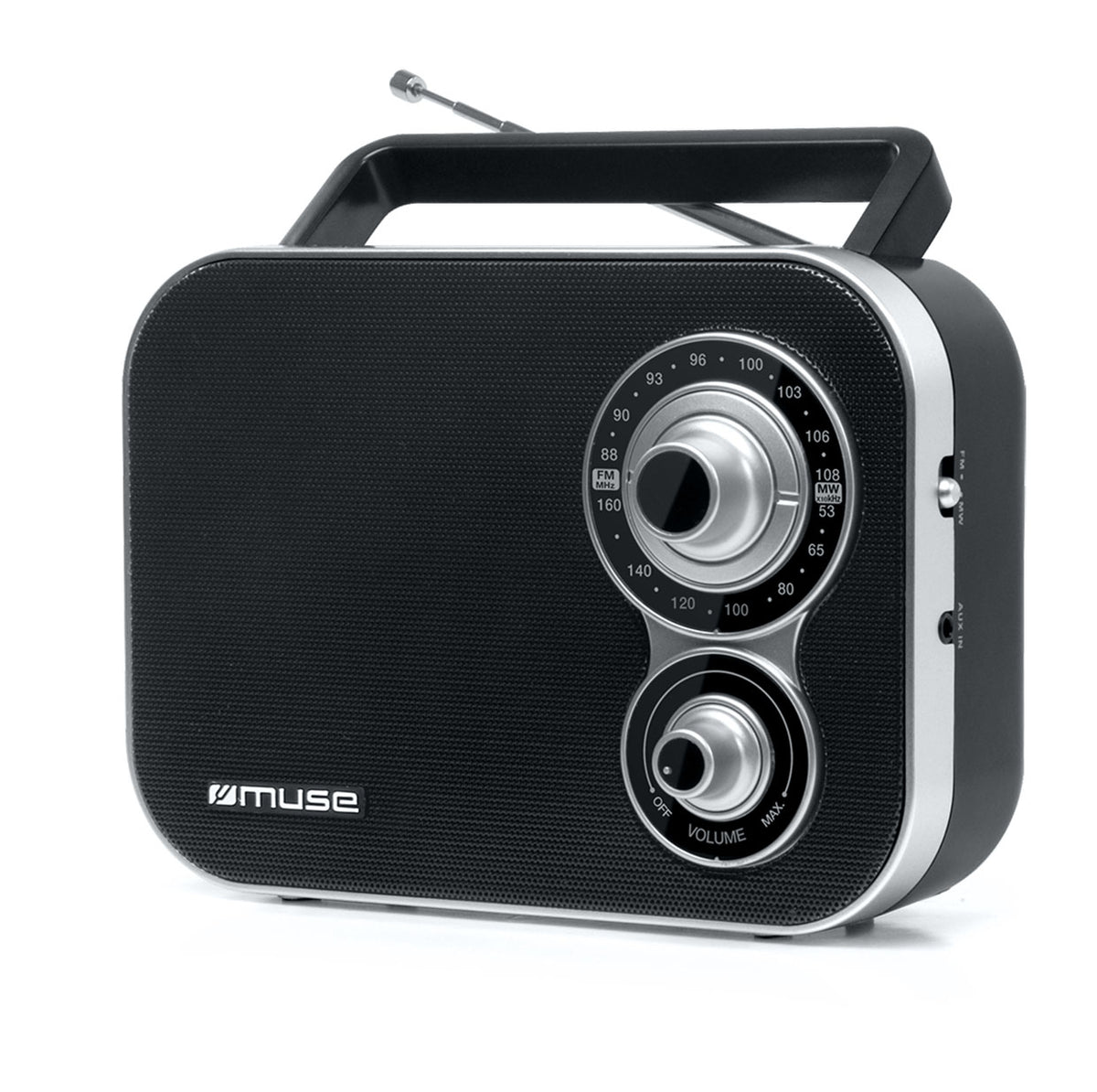 Rádio Portátil MUSE M-091 R | AM/FM, 230V