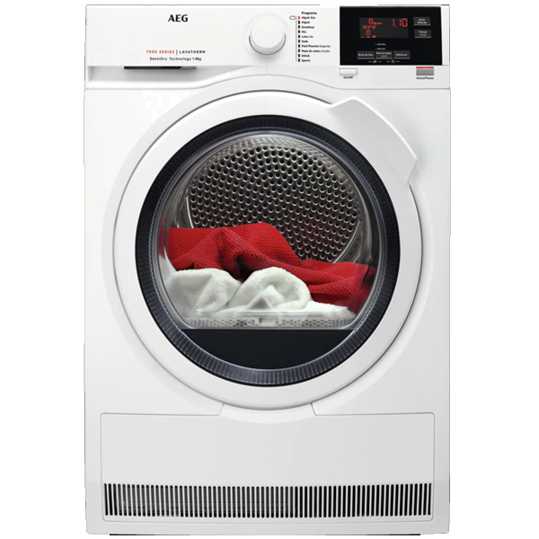 Secador de roupa AEG T7DBG841 | 8 kg, Bomba de calor, Tambor reversível