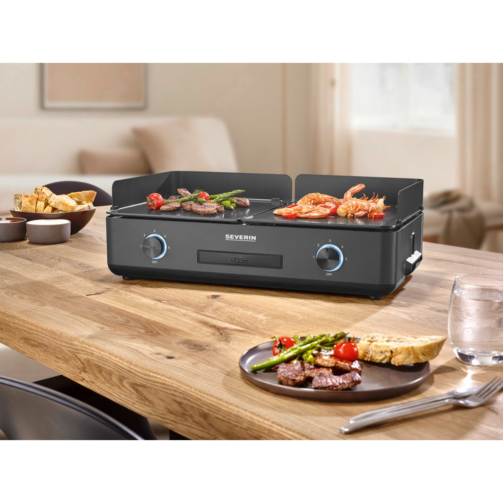 Grelhador Severin PG8569 | 2200W, 240°C, 48x27cm