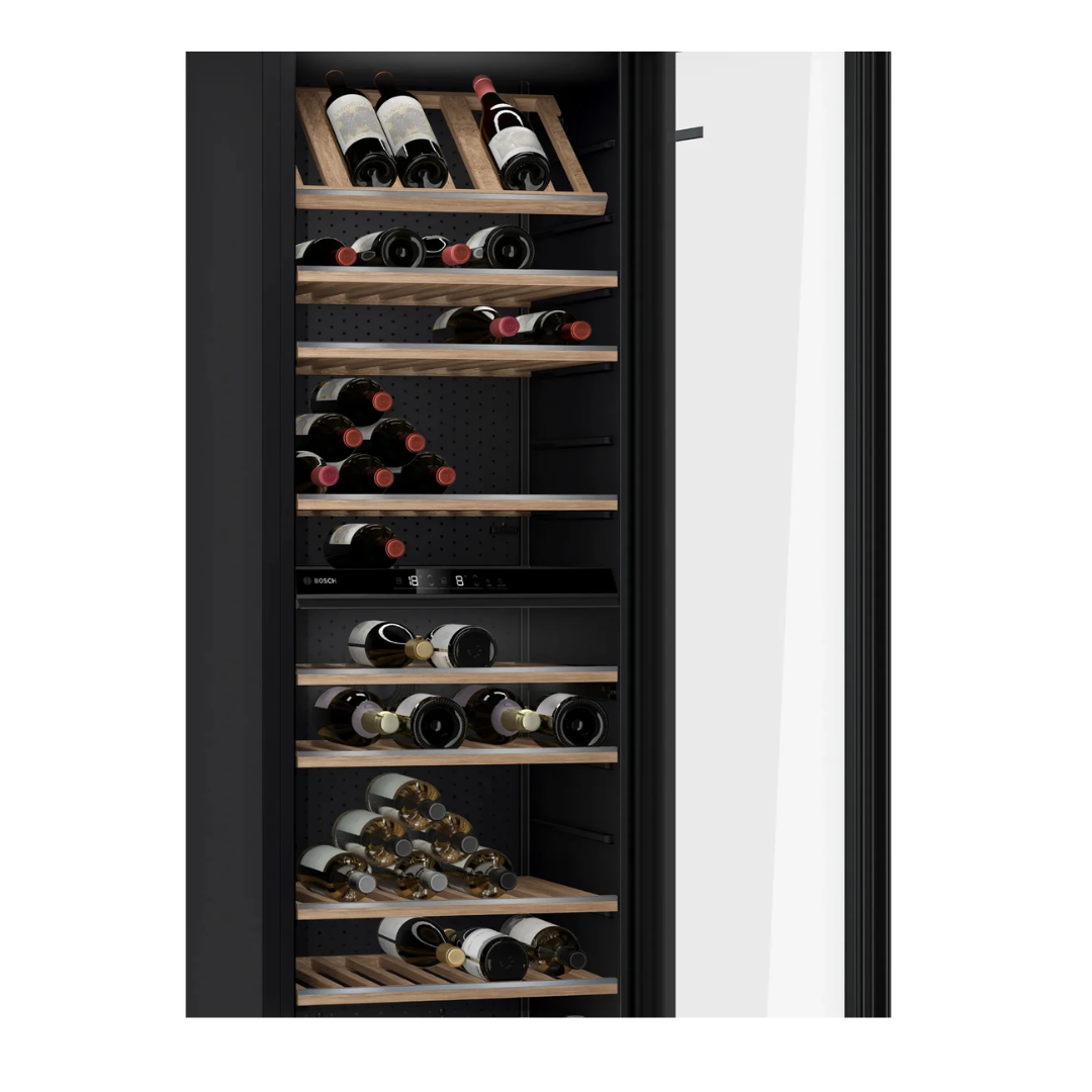 Garrafeira Bosch KWK36ABGA | 199 Garrafas, 2 Zonas, 370L