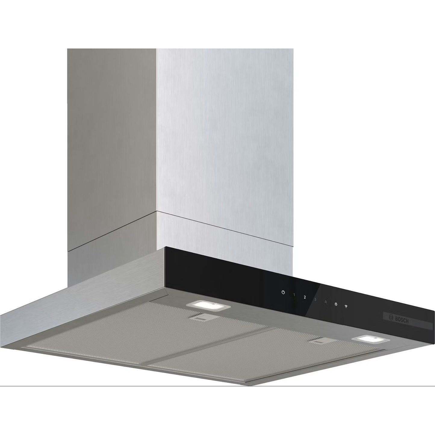 Chaminé BOSCH DWB67DN30 | 60cm, Aço mate, 399m³/h