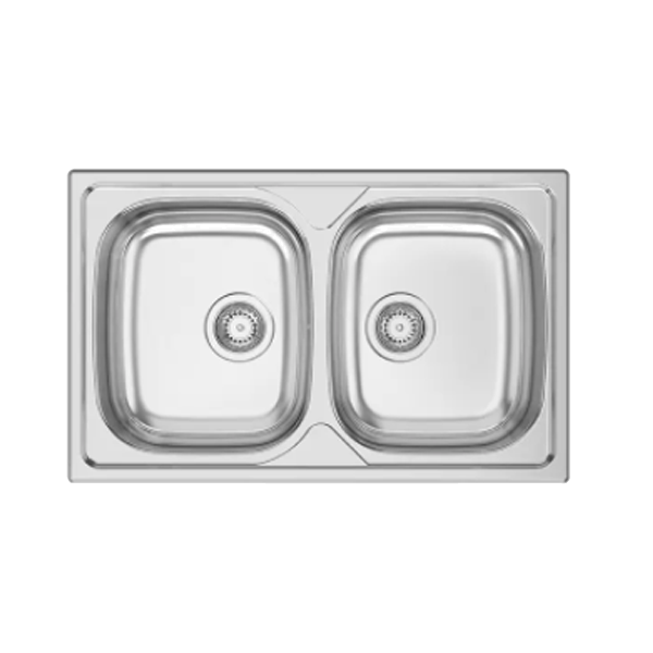 Cuba Rodi Okio Line 80 | 800x500mm, Aço Inox, 160mm