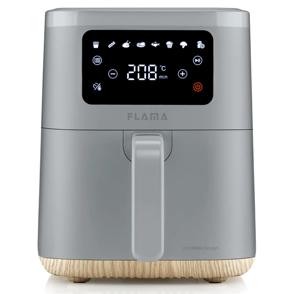 Fritadeira Sem Óleo FLAMA 652FL | 6L, 2000W, 8 programas