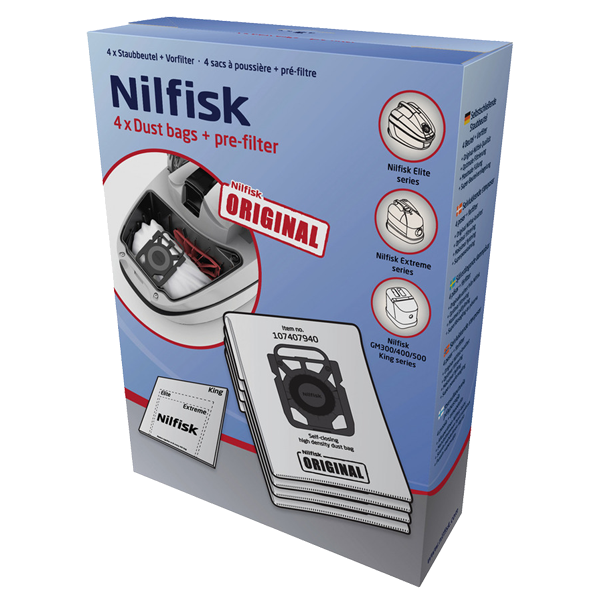 Embalagem Sacos P/asp Extreme/elite Nilfisk - 107407940