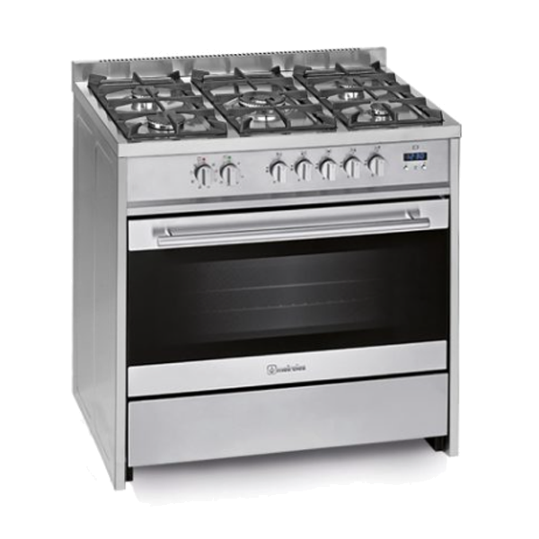 Fogão a Gás MEIRELES M 910 X | 5 queimadores, forno a gás, 99L