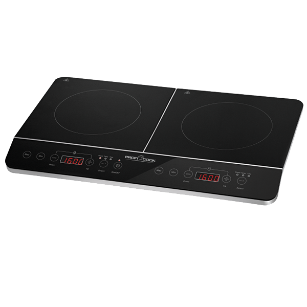 Placa de Indução Proficook DKI 1067 | 2 Zonas, 3500 W, Temporizador