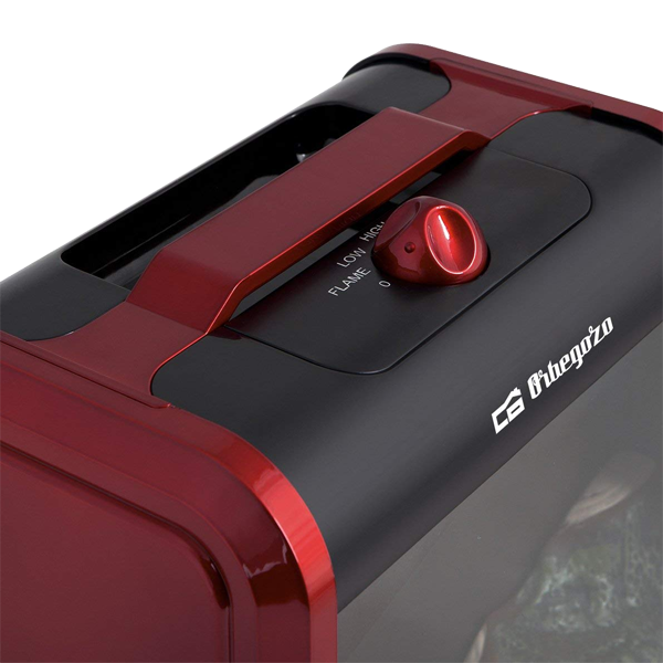 Chaminé Elétrica Orbegozo CM 9015 | 750-1500W, Efeito Fogo Real, Portátil