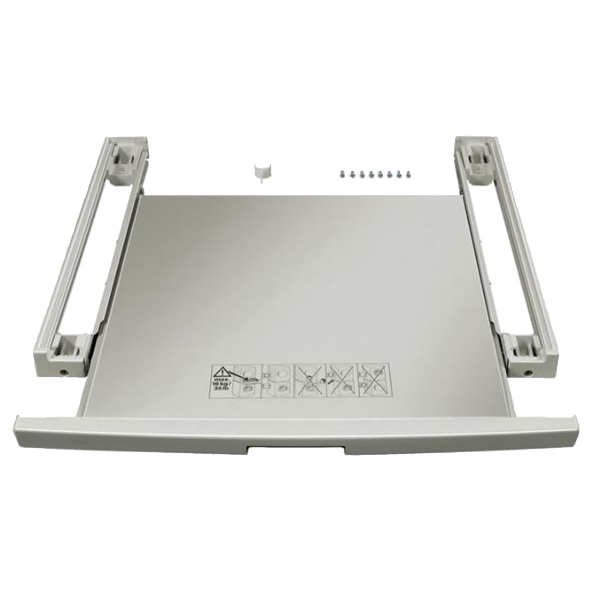 Kit Montagem Coluna BOSCH Wtz2742x | Silver Inox, Mesa Extraível