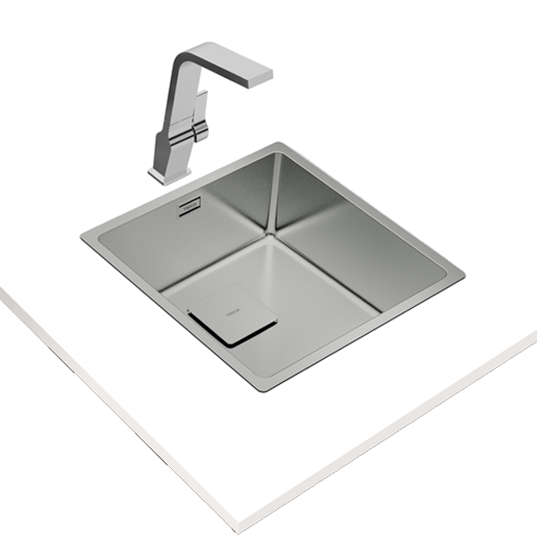 Lava Loiça TEKA Flex Linea RS15 40.40 | Inox, 1 Cuba, 440x440mm