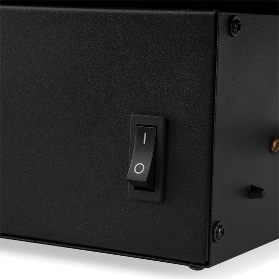 Chaminé Elétrica Orbegozo CM 8000 | 1800W, Efeito Fogo Real, Controlo Tátil