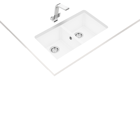 Lava Loiça TEKA Square 2c 760 Tg Artic White