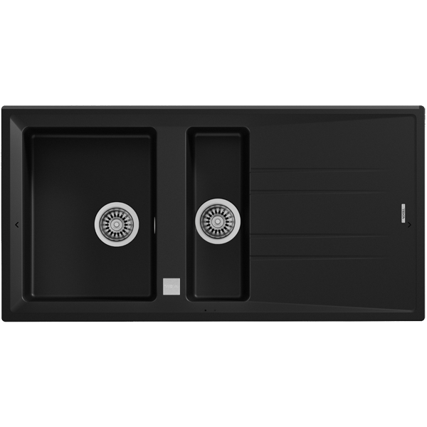 Lava Loiça TEKA Stone 60 B-tg 1 1/2 C 1e | Duas bacias, Escorredor