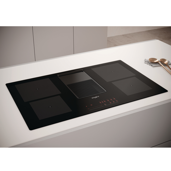 Placa de Indução com Exaustor Whirlpool WVH92K1 | 4 Zonas