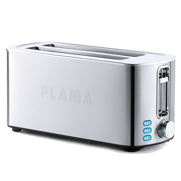 Torradeira Flama 969 FL | 1400W, 2 Fendas, Inox