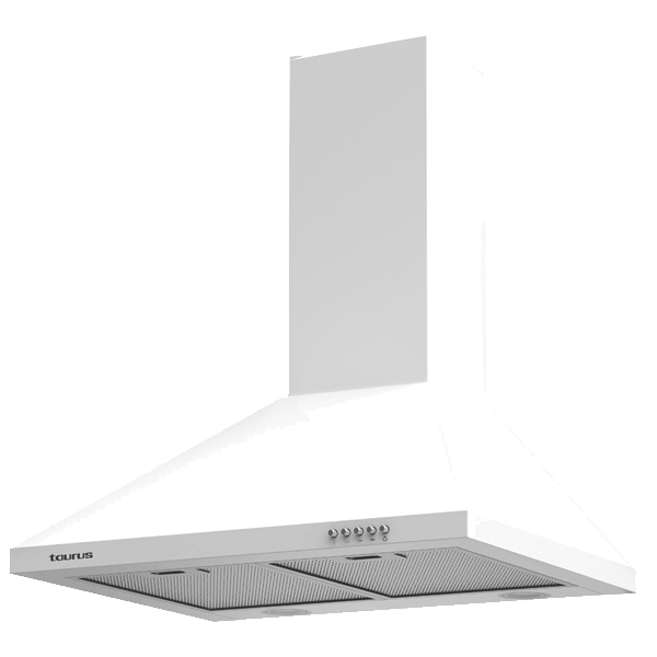 Chaminé Taurus PR60WHAL | 60cm, 650 m³/h, LED