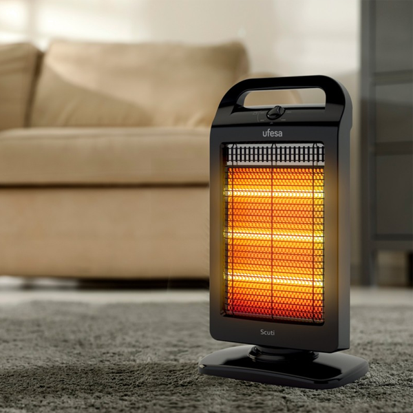 Aquecedor Quartzo UFESA Scuti 83605511 | 1200W, 3 níveis, pega