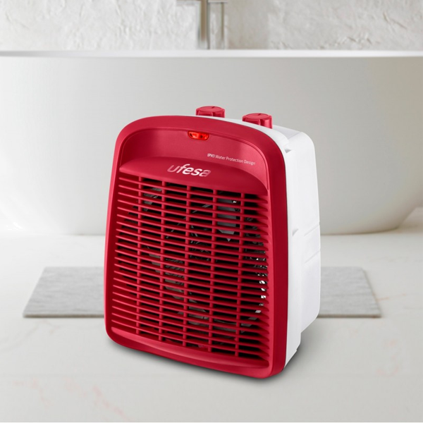 Termoventilador UFESA Persei Red | 2000W, 3 níveis, IPX1