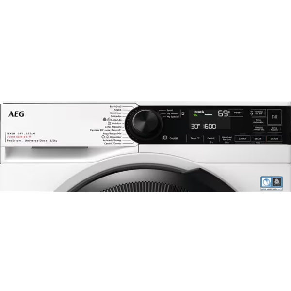 Máquina Lavar e Secar AEG LWR7386M4O | 8/5kg, Condensação