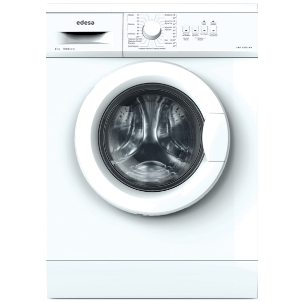 Máquina de Lavar Roupa EDESA EWF6000 WH | 6 kg, 1000 rpm, Classe D