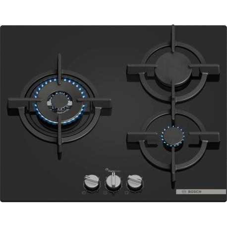 Placa a Gás Bosch PPC6A6I10 | 3 Queimadores, FlameSelect, Vidro