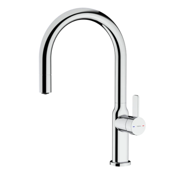 Torneira Misturadora TEKA Oval 9381 | Cano alto, Extraível, Cromada