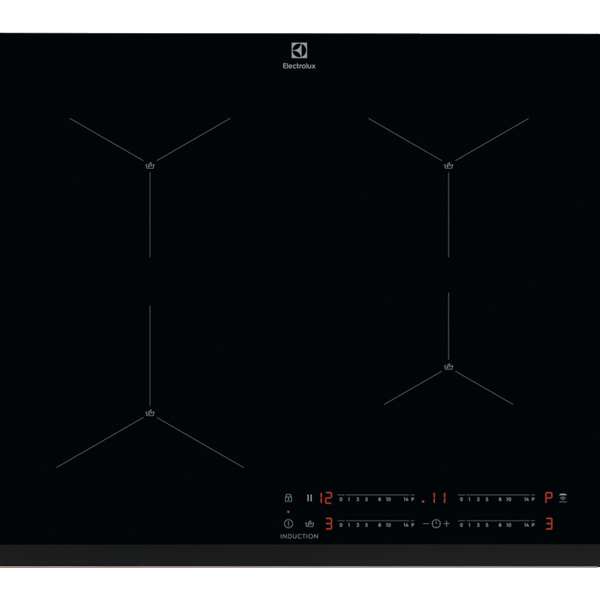 Placa de indução Electrolux EIS624 | 4 Zonas, Touch Control, 60cm