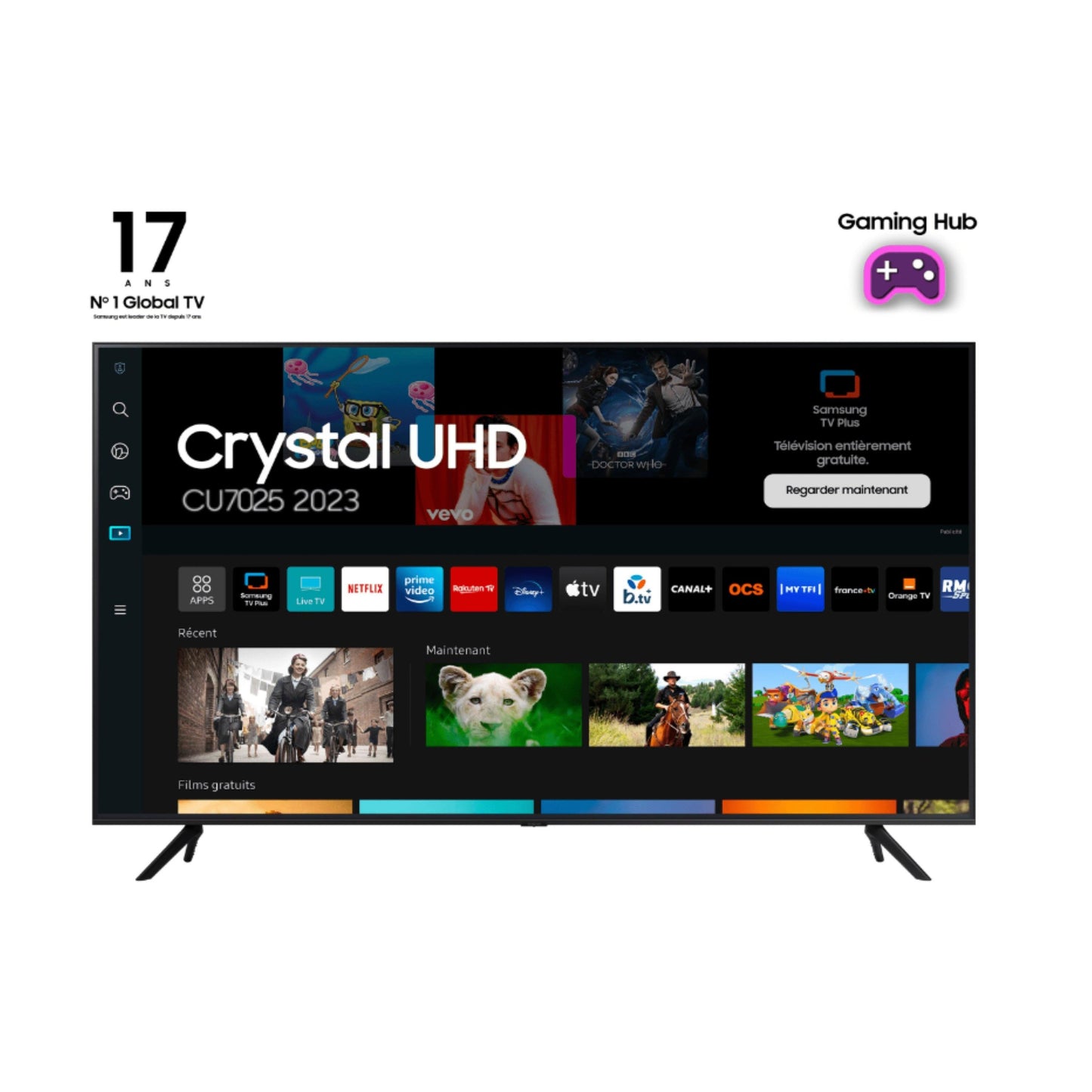 LED SAMSUNG TU50CU7025KXXC | 50", 4K, Smart TV