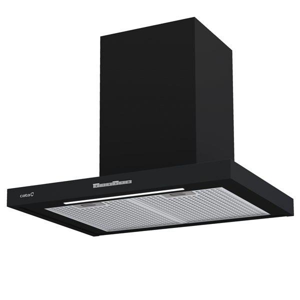 Exaustor de Parede CATA SYGMA 7010 BK | 802 m3/h, 70 cm, A