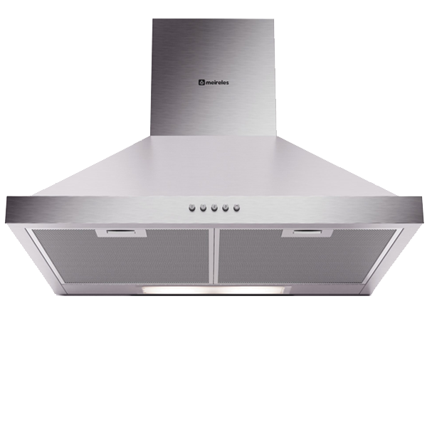 Chaminé Meireles MEP 162X | 60cm, 300 m³/h, Inox