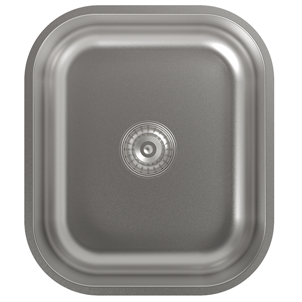 Lava Loiça EDESA FUJI BE 34x40 1C | 1 cuba, inox, sob bancada
