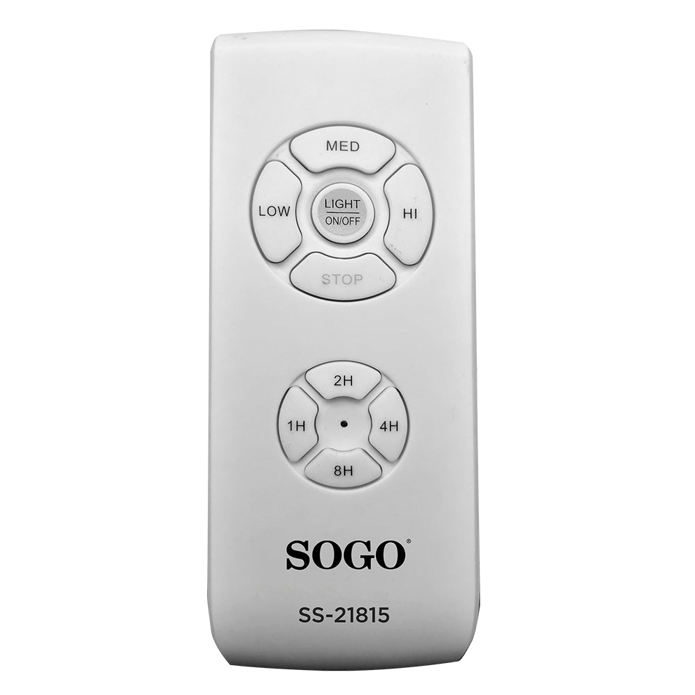 Ventoinha de Teto Sogo VENSS21815 | 132cm, LED, Temporizador 8h