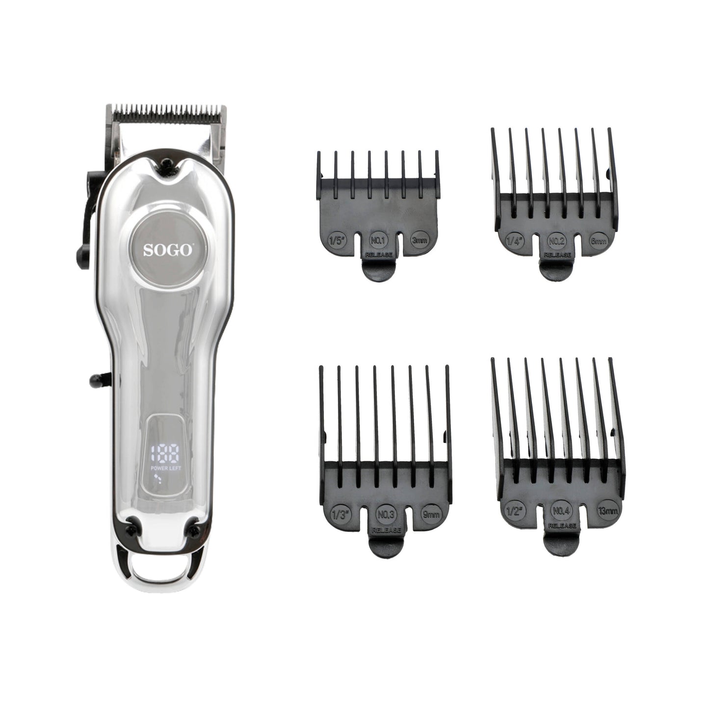 Máquina Cortar Cabelo Sogo CPE-SS-3480 | Sem Fios, 150 min